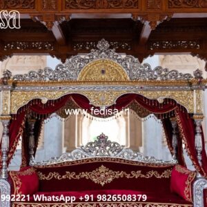 Royal Wood Carving Swing Design for Sophisticated Living Rooms No-8941