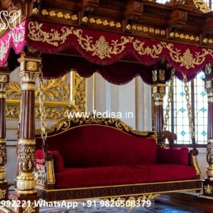 Luxury Wood Carving Swing Design for Sophisticated Home Interiors No-9000