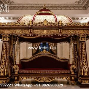 Luxury Teak Wood Swing Design for Elegant Homes No-9017