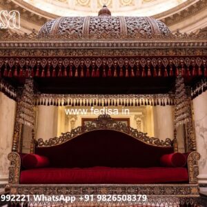 Traditional Jhula Wooden Swing Design for Indian Houses No-9029