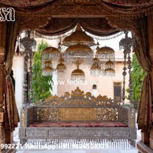 Artistic Wooden Swing Design with Elegant Finishing No-9031