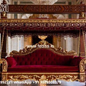 Stylish Wooden Swing Design for Drawing Room Beauty No-9041