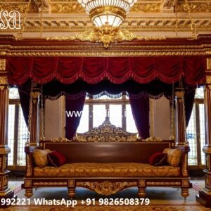 Wooden Swing Design for Cozy Indoor Seating Corner No-9052