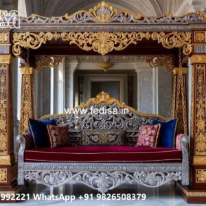 Stylish Wooden Swing Design for Elegant Home Ambience No-9057
