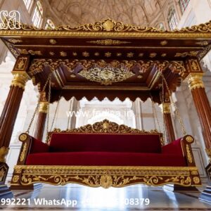 Stylish Wooden Swing Design for Indoor Comfort Area No-9096