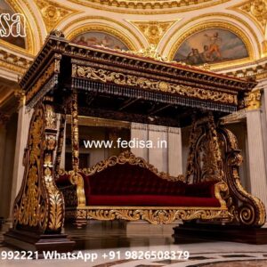 Handcrafted Wood Carving Swing Design for Elegant Living Rooms No-9352