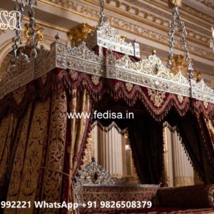Stylish Wood Carving Swing Design for Premium Living Rooms No-9369