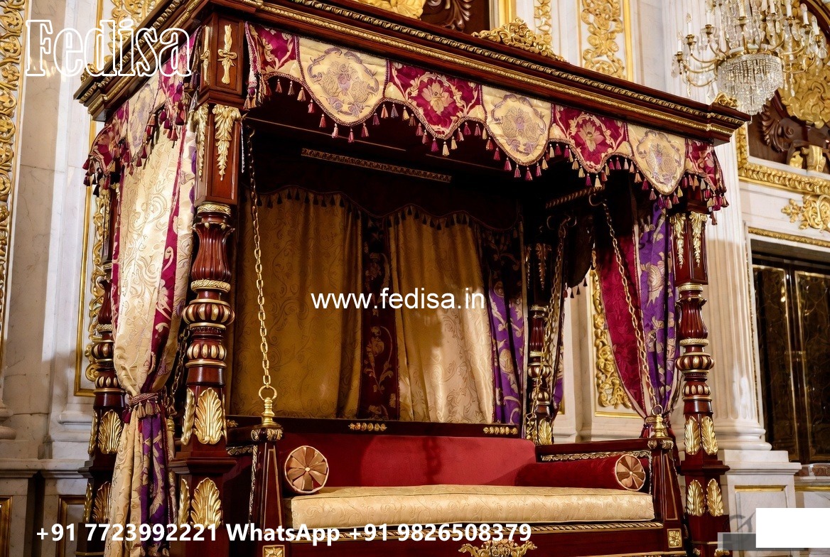 Handcrafted Wood Carving Swing Design with Rich Detailing No-9371