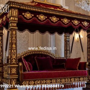 Royal Wood Carving Swing Design for Luxury Interior Styling No-9380