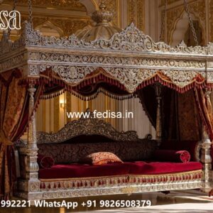 Luxury Wood Carving Swing Design with Decorative Chains No-9385