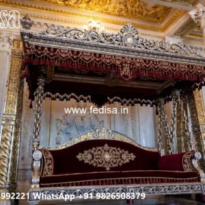 Wood Carving Swing Design with Traditional Wooden Beauty No-9415