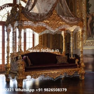 Decorative Wooden Swing Design for Elegant Sitting Area No-9487