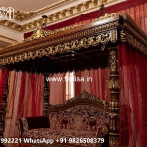 Luxury Wooden Swing Design with Decorative Chains No-9520