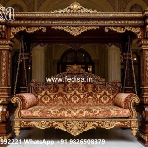 Stylish Royal Swing Design with Elegant Wooden Texture No-9783