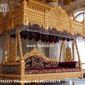 Traditional Wood Carving Swing Design for Heritage Decor No-9837