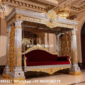 Handcrafted Wood Carving Swing Design with Timeless Style No-9886
