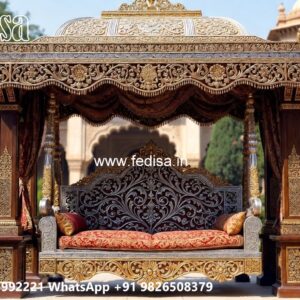 Luxury Wooden Swing Design Ideas for Elegant Home Interiors No-9901