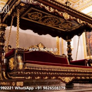 Wooden Swing Design with Beautiful Decorative Finish No-9987