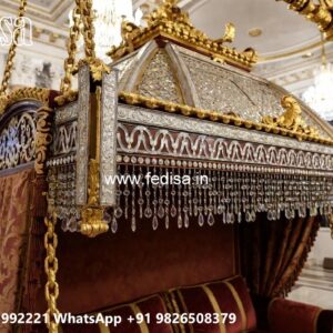 Traditional Wood Carving Swing Design with Royal Style No-10253