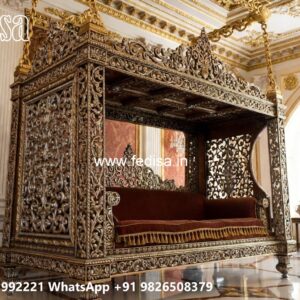 Royal Wood Carving Swing Design for Palace Inspired Homes No-10270