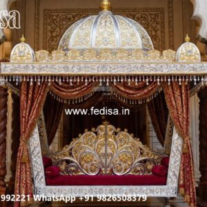 Beautiful Wood Carving Swing Design with Vintage Appeal No-10281