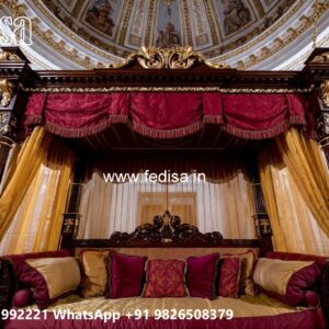 Wood Carving Swing Design with Antique Wooden Texture No-10290