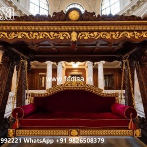 Classic Wood Carving Swing Design with Timeless Elegance No-10300
