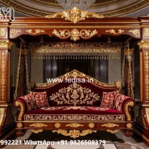 Luxury Handcrafted Wooden Swing Design for Living Room No-10373