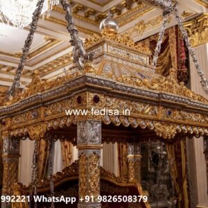 Wooden Swing Design for Traditional Indian Interior Decor No-10419