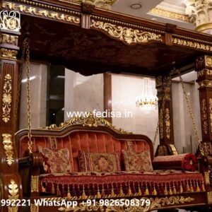 Indoor Wooden Swing Design for Sophisticated Home Style No-10424