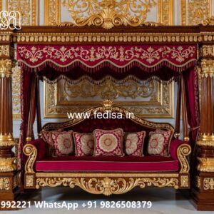Stylish Wooden Swing Design for Indoor Comfort Area No-10446