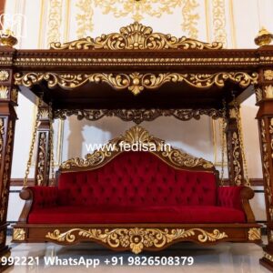 Luxury Swing Design with Beautiful Carved Backrest No-10496