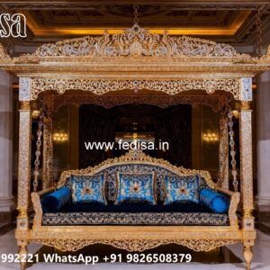 Elegant Classic Swing Design with Wooden Carving Style No-10553