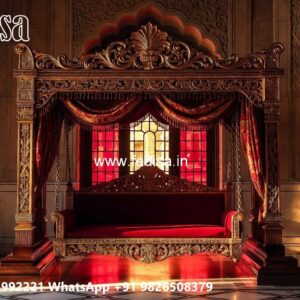 Premium Wood Carving Swing Design for Heritage Homes No-10706