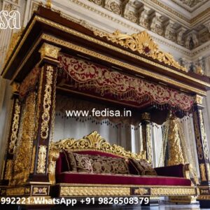 Antique Wood Carving Swing Design with Heritage Look No-10726