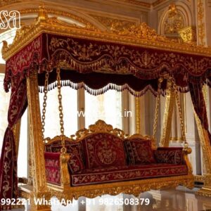 Decorative Wood Carving Swing Design for Hall Spaces No-10728