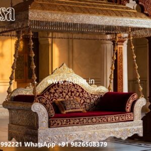 Indoor Wood Carving Swing Design for Elegant Sitting Areas No-10766