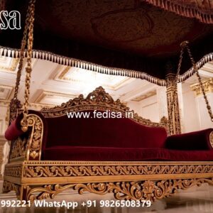 Stylish Wood Carving Swing Design for Elegant Home Decor No-10790