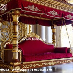 Stylish Wooden Swing Design for Elegant Home Ambience No-10857