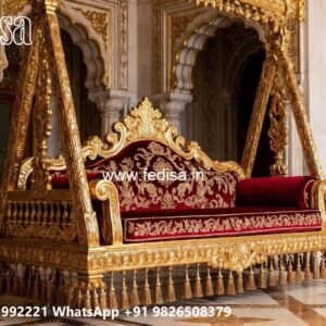 Stylish Wooden Swing Design with Premium Wood Texture No-10872