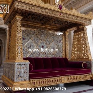 Stylish Wooden Swing Design for Indoor Comfort Area No-10896