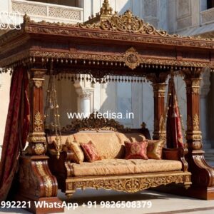 Wooden Royal Swing Design with Artistic Traditional Touch No-11116