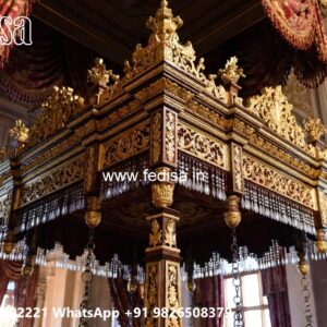 Wooden Royal Swing Design with Decorative Backrest No-11142