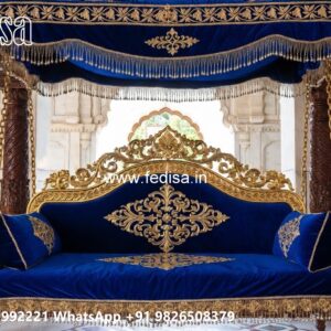 Indoor Wood Carving Swing Design for Stylish Seating Areas No-11163
