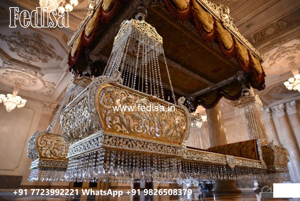 Luxury Wood Carving Swing Design with Brass Chain Style No-11165