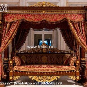 Wood Carving Swing Design Ideas for Sophisticated Interiors No-11172