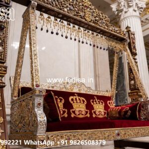 Luxury Wood Carving Swing Design for Stylish Living Spaces No-11224