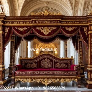 Traditional Wood Carving Swing Design with Royal Comfort No-11234