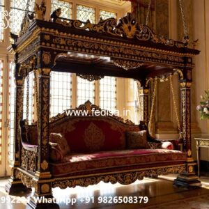 Stylish Wooden Swing Design for Modern Home Spaces No-11258