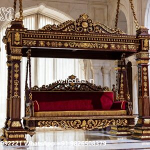 Luxury Teak Wood Swing Design for Elegant Homes No-11267